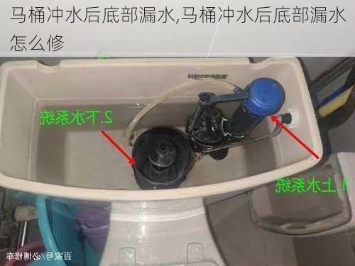 马桶冲水后底部漏水,马桶冲水后底部漏水怎么修