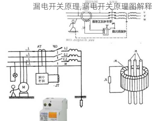 漏电开关原理,漏电开关原理图解释