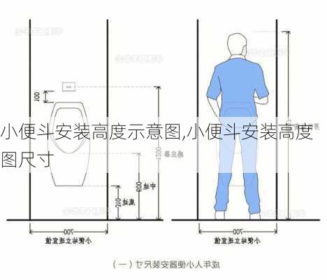 小便斗安装高度示意图,小便斗安装高度图尺寸