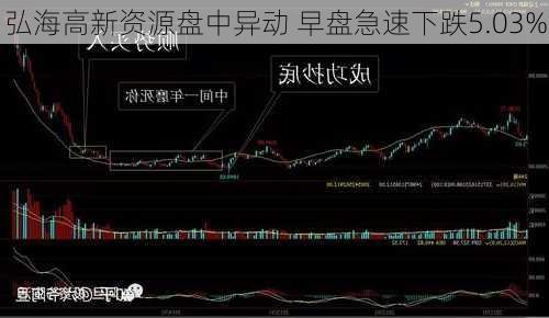 弘海高新资源盘中异动 早盘急速下跌5.03%