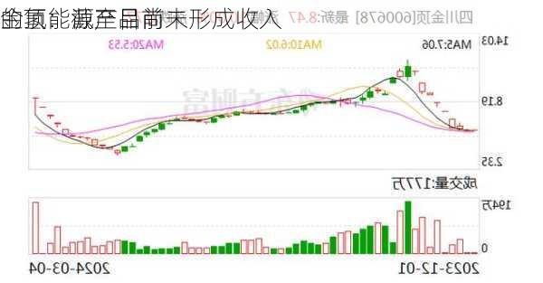 
金顶：截至目前
的氢能源产品尚未形成收入