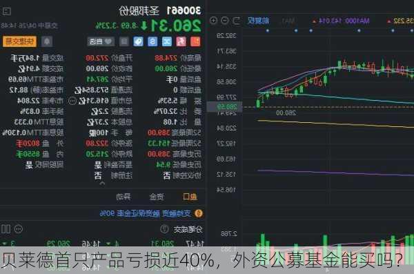 贝莱德首只产品亏损近40%，外资公募基金能买吗？