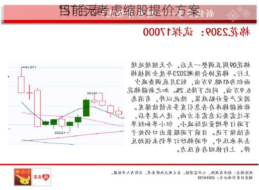 *ST合泰：
目前无考虑缩股提价方案