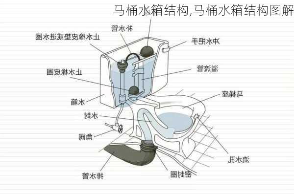 马桶水箱结构,马桶水箱结构图解