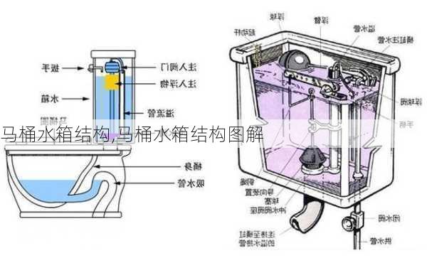 马桶水箱结构,马桶水箱结构图解