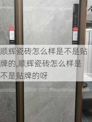 顺辉瓷砖怎么样是不是贴牌的,顺辉瓷砖怎么样是不是贴牌的呀