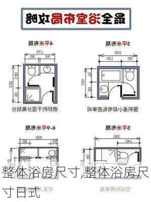 整体浴房尺寸,整体浴房尺寸日式