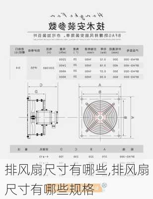 排风扇尺寸有哪些,排风扇尺寸有哪些规格