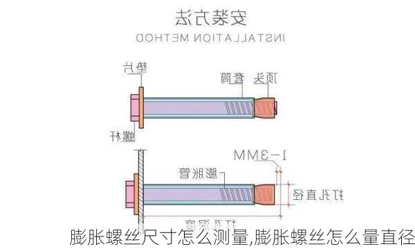 膨胀螺丝尺寸怎么测量,膨胀螺丝怎么量直径