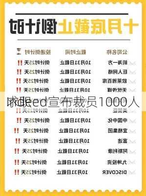 
求职
Indeed宣布裁员1000人