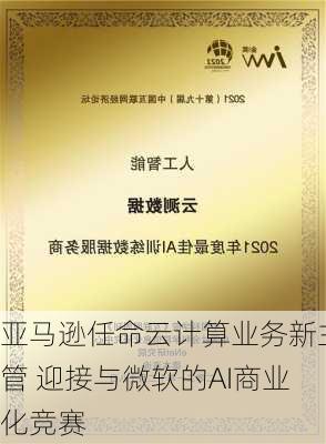 亚马逊任命云计算业务新主管 迎接与微软的AI商业化竞赛