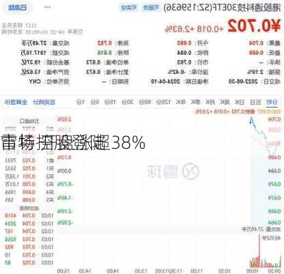 雷特控股登陆
市场 开盘涨超38%