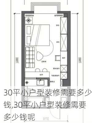 30平小户型装修需要多少钱,30平小户型装修需要多少钱呢