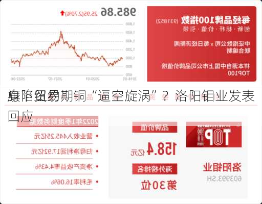 旗下贸易
身陷纽约期铜“逼空旋涡”？洛阳钼业发表回应