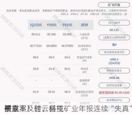 一
两家
被立案！佳云科技
子
披露不及时、盛屯矿业年报连续“失真”