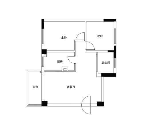 小户型家装户型图,小户型家装户型图大全