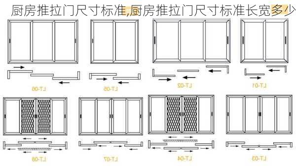 厨房推拉门尺寸标准,厨房推拉门尺寸标准长宽多少