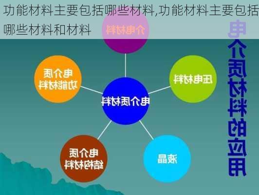 功能材料主要包括哪些材料,功能材料主要包括哪些材料和材料