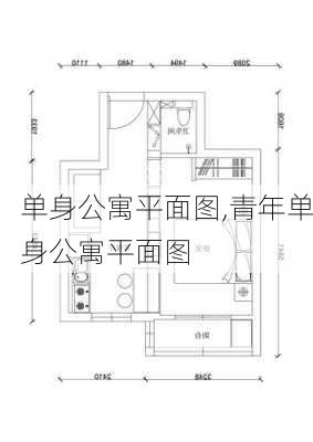 单身公寓平面图,青年单身公寓平面图