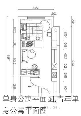 单身公寓平面图,青年单身公寓平面图