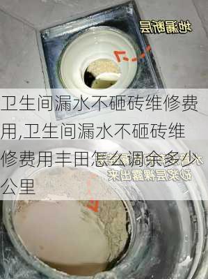 卫生间漏水不砸砖维修费用,卫生间漏水不砸砖维修费用丰田怎么调余多少公里