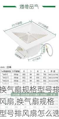 换气扇规格型号排风扇,换气扇规格型号排风扇怎么选