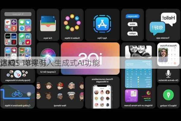 
爆料！苹果与
达成
，iOS 18将引入生成式AI功能