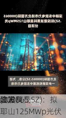 北方
(000065.SZ)：拟
建设及
波黑科曼耶山125MWp光伏
