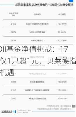 QDII基金净值挑战：17年仅1只超1元，贝莱德指路
股机遇