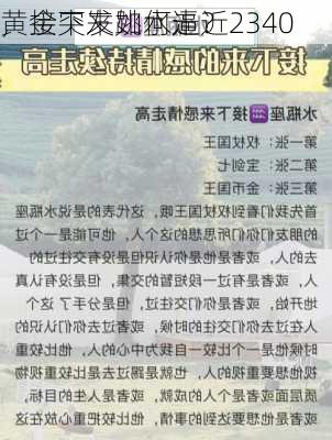 黄金突发跳水逼近2340
，接下来如何走？