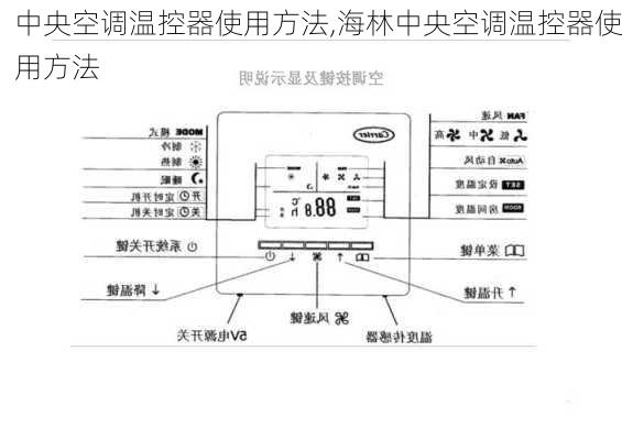 中央空调温控器使用方法,海林中央空调温控器使用方法