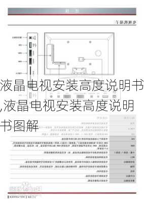 液晶电视安装高度说明书,液晶电视安装高度说明书图解