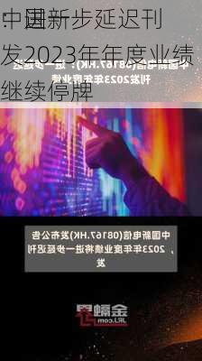 中国新
：进一步延迟刊发2023年年度业绩 继续停牌