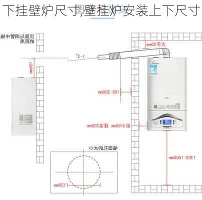 下挂壁炉尺寸,壁挂炉安装上下尺寸