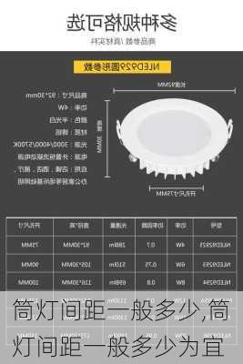 筒灯间距一般多少,筒灯间距一般多少为宜