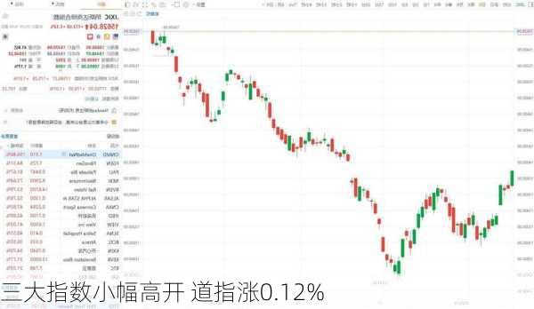 
三大指数小幅高开 道指涨0.12%