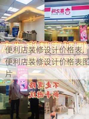 便利店装修设计价格表,便利店装修设计价格表图片