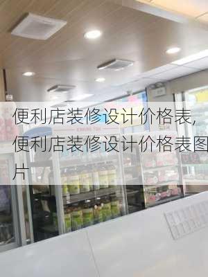 便利店装修设计价格表,便利店装修设计价格表图片