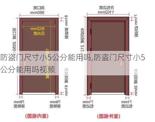 防盗门尺寸小5公分能用吗,防盗门尺寸小5公分能用吗视频