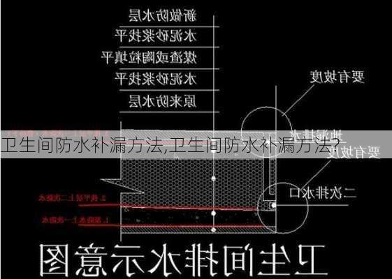 卫生间防水补漏方法,卫生间防水补漏方法?