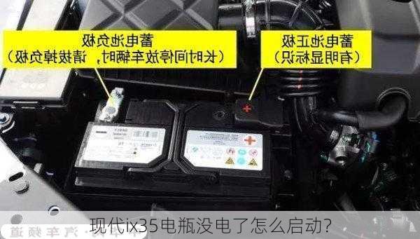 现代ix35电瓶没电了怎么启动？