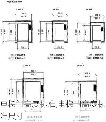 电梯门高度标准,电梯门高度标准尺寸