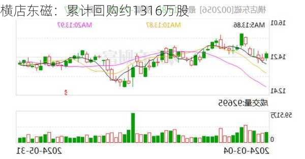 横店东磁：累计回购约1316万股