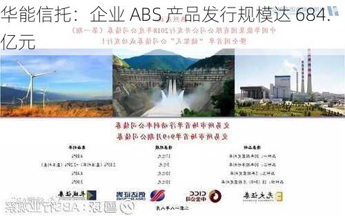 华能信托：企业 ABS 产品发行规模达 684.亿元