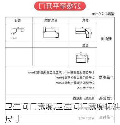 卫生间门宽度,卫生间门宽度标准尺寸