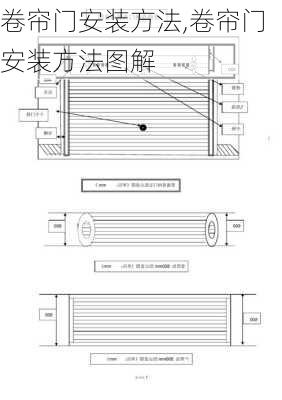 卷帘门安装方法,卷帘门安装方法图解