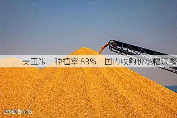 美玉米：种植率 83%，国内收购价小幅调整