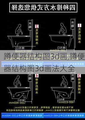 蹲便器结构图3d画,蹲便器结构图3d画法大全