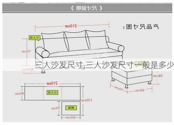 三人沙发尺寸,三人沙发尺寸一般是多少