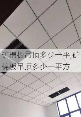 矿棉板吊顶多少一平,矿棉板吊顶多少一平方